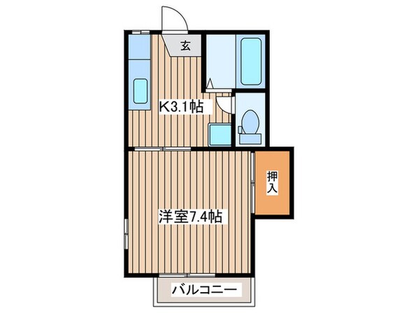 シャトルサトーの物件間取画像